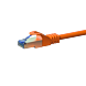 CAT 6a Netzwerkkabel LSOH - S/FTP - 2 Meter - Orange
