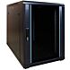 15 HE, kleiner Serverschrank, mit Glastür (BxTxH) 600 x 1000 x 860 mm