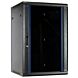 18 HE Serverschrank, Wandgehäuse mit Glastür (BxTxH) 600 x 600 x 900mm