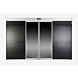 Datacenter-Schiebetüren, halbautomatische Bedienung 42U