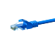 CAT5e Netzwerkkabel, U/UTP, 7,50 meter, Blau, 100% Kupfer