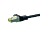RJ45 Netzwerkkabel S/FTP (PiMF), mit CAT 7 Rohkabel, Schwarz, 20m