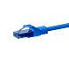 CAT6a Netzwerkkabel 100% Kupfer - U/UTP - 1 Meter - Blau