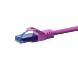 CAT6a Netzwerkkabel 100% Kupfer - U/UTP - 15 Meter - Rosa