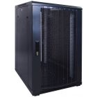 18 HE 19” Serverschrank, mit perforierter Fronttür (BxTxH) 600 x 800 x 1000mm
