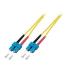 OS2 duplex Glasfaserkabel SC-SC 1m