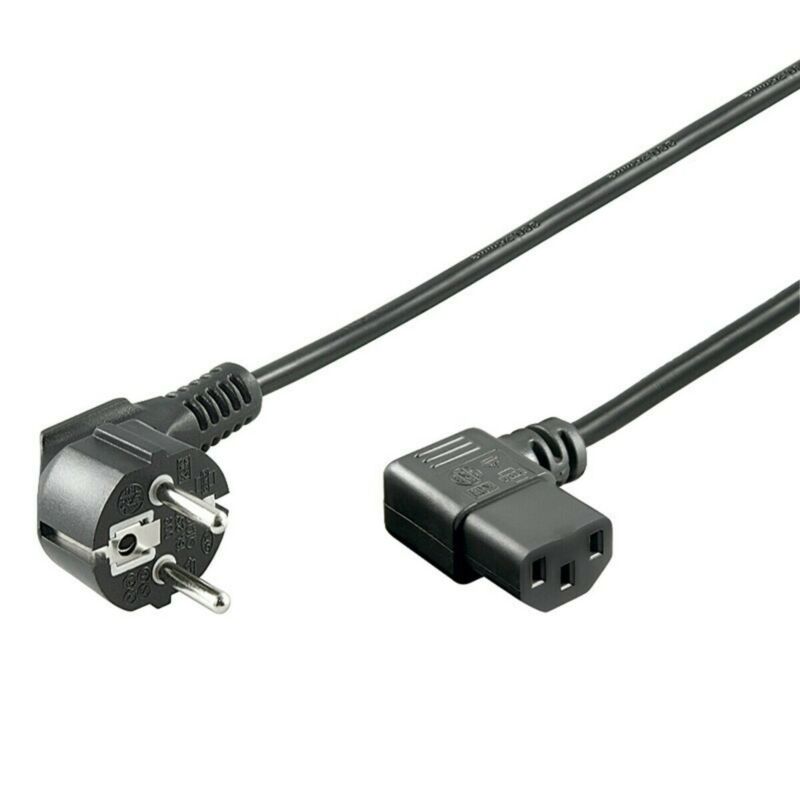 Stromkabel mit Schukostecker und Gerätebuchse C13 – Schwarz - 1,5 Meter
