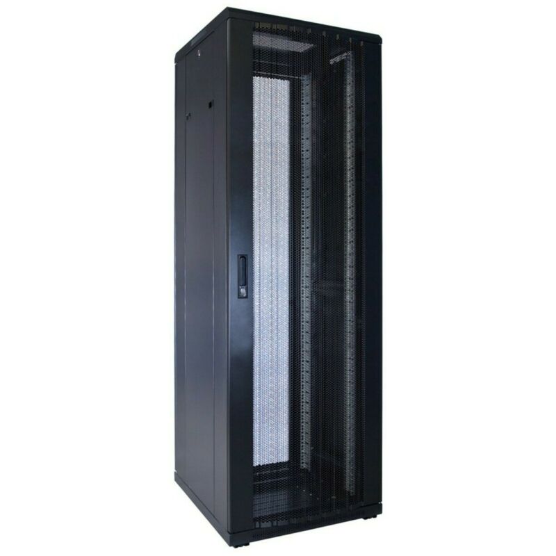 37 HE 19” Serverschrank, mit perforierter Fronttür (BxTxH) 600 x 600 x 1800mm 