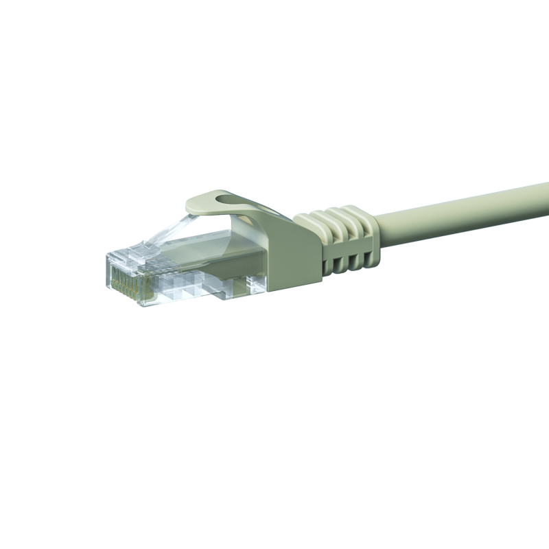 CAT 5e Netzwerkkabel U/UTP – 20 Meter -  Grau - CCA