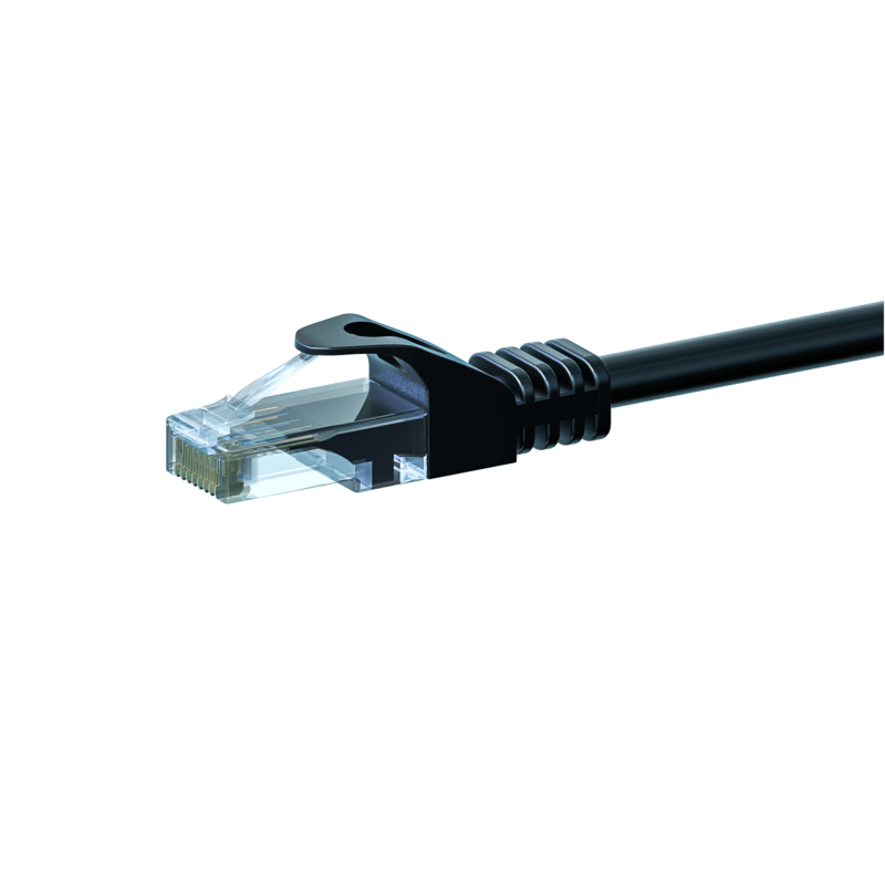 CAT 6 Netzwerkkabel U/UTP - 20 Meter - Schwarz - CCA