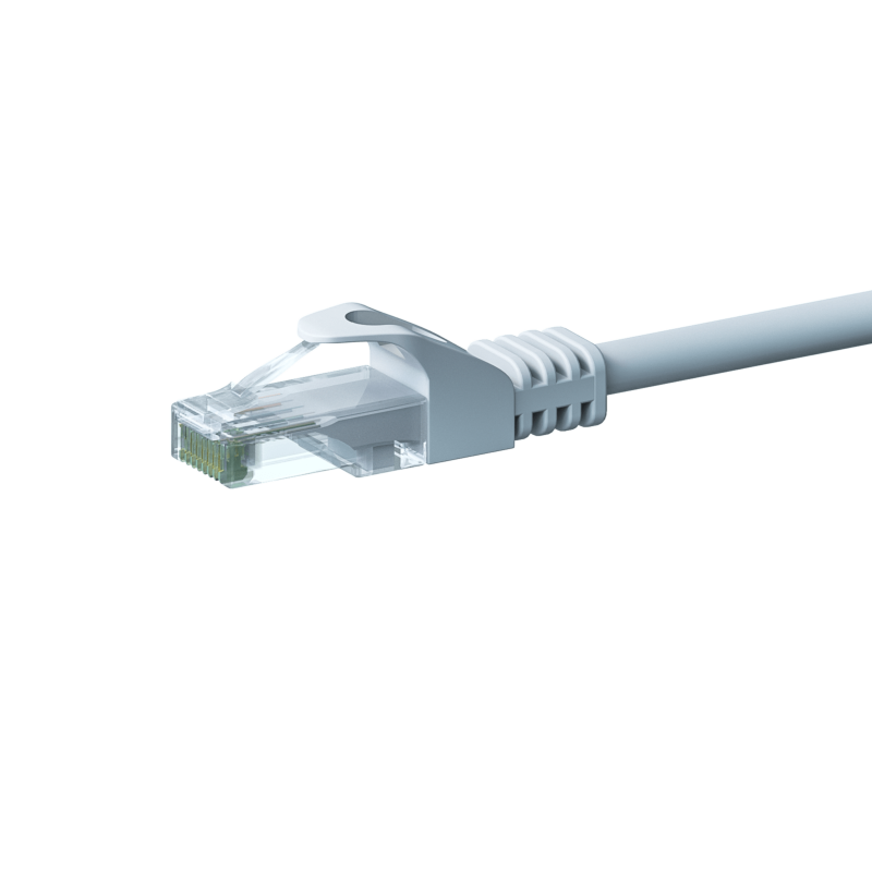 CAT 6 Netzwerkkabel U/UTP - 1,50 Meter - Weiß - CCA