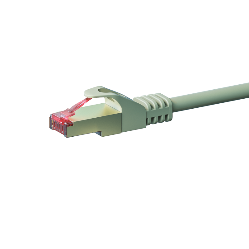 CAT 6 Netzwerkkabel LSOH - S/FTP - 7,50 Meter - Grau 