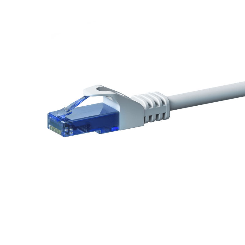 CAT6a Netzwerkkabel 100% Kupfer - U/UTP - 10 Meter - Weiß