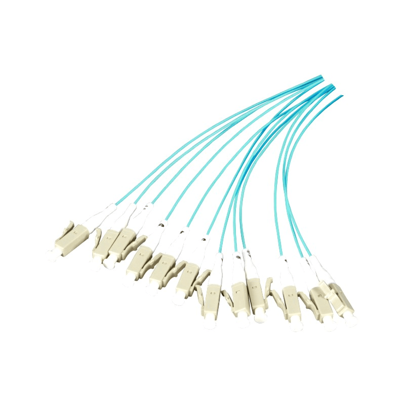 OM3 Glasfaser Pigtail türkis SC - 12 Stück