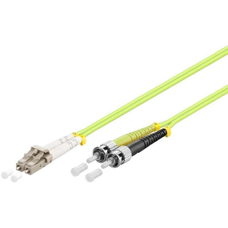 Glasfaserkabel LC-ST OM5 Duplex Patchkabel – 10 Meter