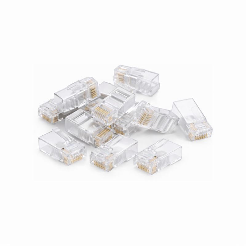 DANICOM UTP RJ45 CAT6a Netzwerkstecker - für flexible Kabel - 10 Stück