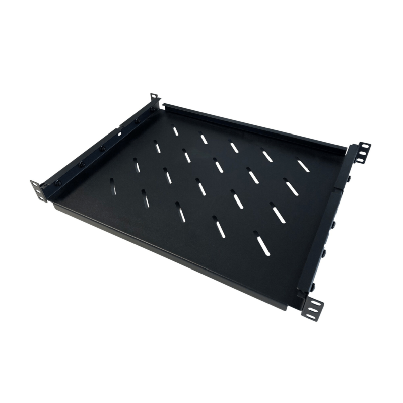 19” Universeller  Fachboden 650mm bis 890mm - 1 HE