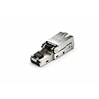 DANICOM S/FTP CAT6a Toolless RJ45 Netzwerkstecker - für Starrleiter