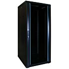 27 HE 19” Serverschrank, mit Glastür (BxTxH) 600 x 600 x 1400mm 