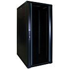 27 HE 19” Serverschrank, mit Glastür (BxTxH) 600 x 800 x 1400mm 