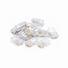 DANICOM UTP RJ45 CAT6a Netzwerkstecker - für Starrleiter - 10 Stück