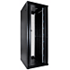 47 HE 19” Serverschrank, mit perforierter Doppelflügeltüren vorne und hinten (BxTxH) 800 x 800 x 2200mm 