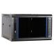 6 HE Serverschrank, Wandgehäuse, mit Glastür (BxTxH) 600 x 600 x 368mm