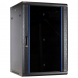 27 HE Serverschrank, Wandgehäuse mit Glastür (BxTxH) 600 x 600 x 1300mm