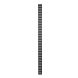 42 HE vertikale Kabelführungsleiste - 10 cm breit