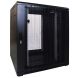18 HE 19” Serverschrank, mit perforierter Fronttür (BxTxH) 800 x 800 x 1000mm