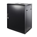 12 HE Serverschrank, Wandgehäuse, mit Metalltür (BxTxH) 600 x 600 x 635mm
