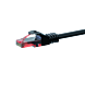 CAT6 Netzwerkkabel, U/UTP, 1.50 meter, Schwarz, 100% Kupfer