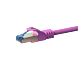CAT 6a Netzwerkkabel LSOH - S/FTP - 1 Meter - Rosa