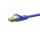 RJ45 Netzwerkkabel S/FTP (PiMF), mit CAT 7 Rohkabel, Violett, 3m