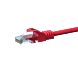 CAT 5e Netzwerkkabel U/UTP – 0.25 Meter - Rot - CCA