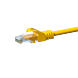 CAT 5e Netzwerkkabel U/UTP – 1,50 Meter -  Gelb - CCA