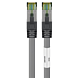 RJ45 Netzwerkkabel S/FTP (PiMF), mit CAT 8 Rohkabel, Grau, 3m