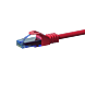 CAT6a Netzwerkkabel 100% Kupfer - U/UTP - 2 Meter - Rot