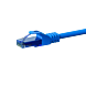 CAT6a Netzwerkkabel 100% Kupfer - U/UTP - 2 Meter - Blau