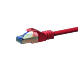 CAT 6a Netzwerkkabel LSOH - S/FTP - 2 Meter - Rot