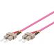 Glasfaserkabel SC-SC OM4 Duplex Patchkabel – 0.5 Meter