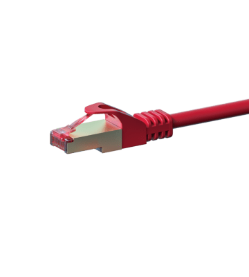 CAT 6 Netzwerkkabel LSOH - S/FTP - 2 Meter - Rot
