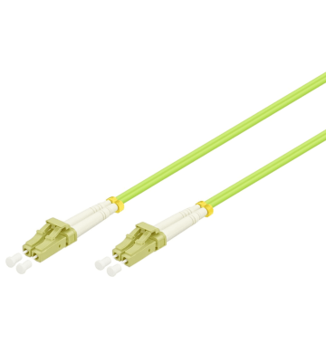 Glasfaserkabel LC-LC OM5 Duplex Patchkabel – 0.5 Meter