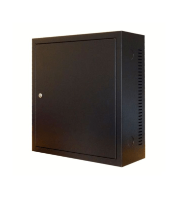 3HE Wandschrank mit Metalltür 185mm tief
