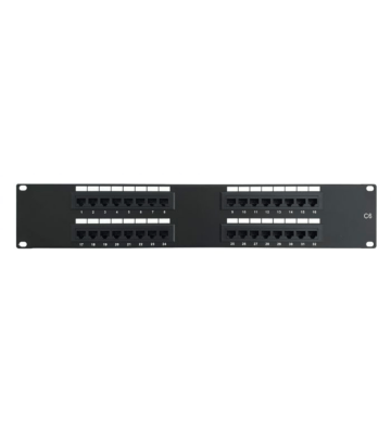 Patchpanel 19" CAT6 UTP - 32 ports - 2U