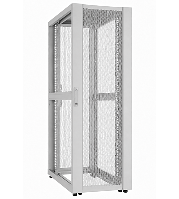 42 HE 19” Datacenter Serverschrank, mit perforierter Fronttür (BxTxH) 600 x 1200 x 2000mm Grau