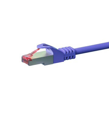 CAT 6 Netzwerkkabel LSOH - S/FTP - 2 Meter - Violett
