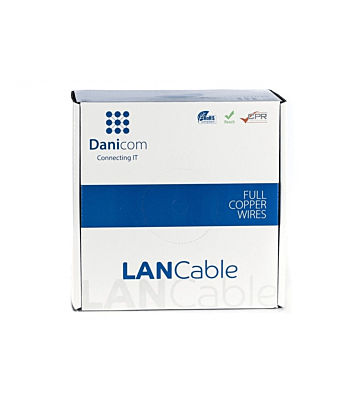 DANICOM CAT7 S/FTP 100m Starrleiter - LSZH (Dca)