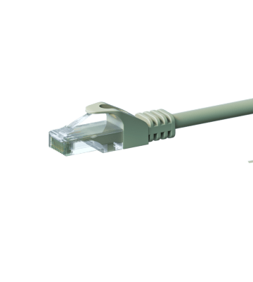 CAT 6 Netzwerkkabel U/UTP - 2 Meter - Grau - CCA
