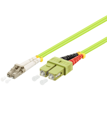 Glasfaserkabel LC-SC OM5 Duplex Patchkabel – 2 Meter
